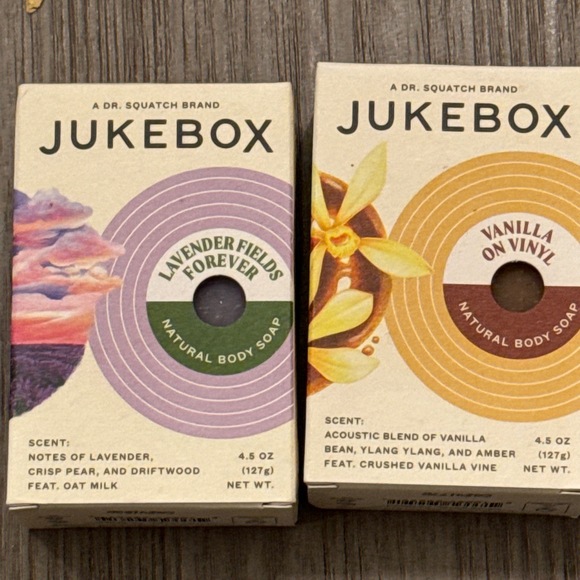 NWT Dr Squatch Lavender, Vanilla, Watermelon, Natural Body Soap Set - Picture 7 of 9